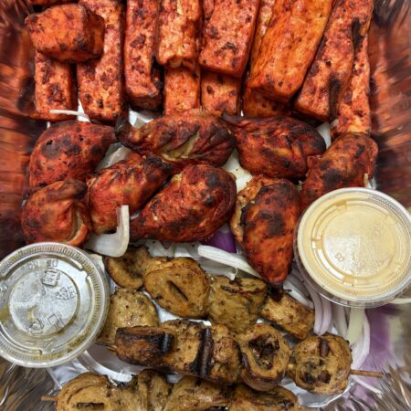 SUNSTONE VEGGIE PLATTER (BUFFALO PANEER SPECIAL)