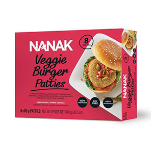 NANAK VEGGIE BURGER PATTIES 640g