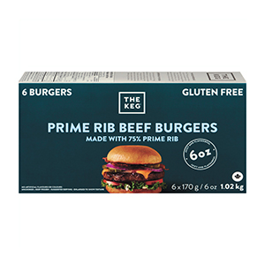 PRIME RIB BEEF BURGERS 6*170g