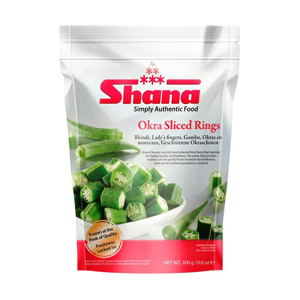 SHANA SLICED OKRA RINGS 300g