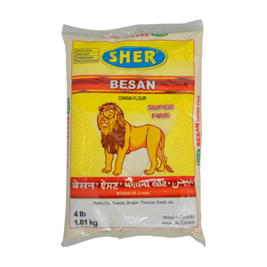 Sher besan (chana flour) 4lb