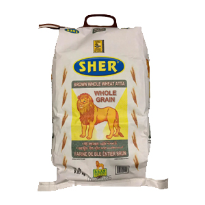 Sher brown whole wheat atta (20lb)